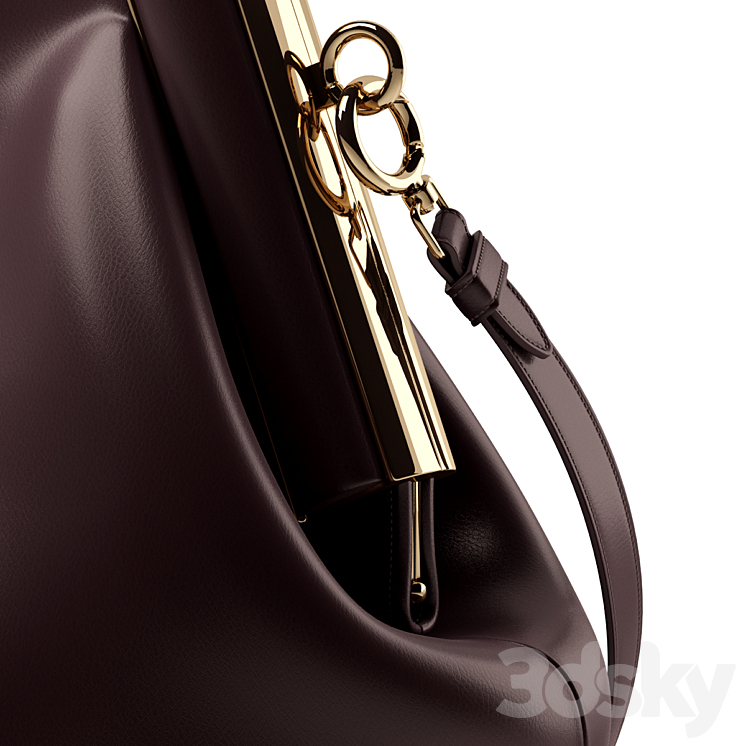 Fendi first handbag 3DS Max - thumbnail 2