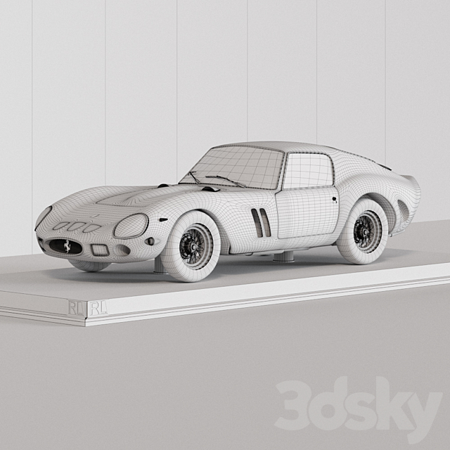 Ferrari 250 GTO 3DS Max Model - thumbnail 3