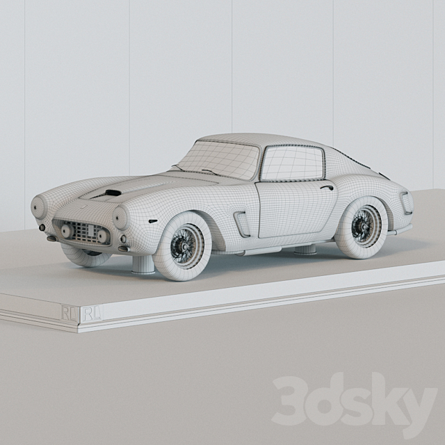 Ferrari 250GT SWB Berlinetta 3DS Max Model - thumbnail 3