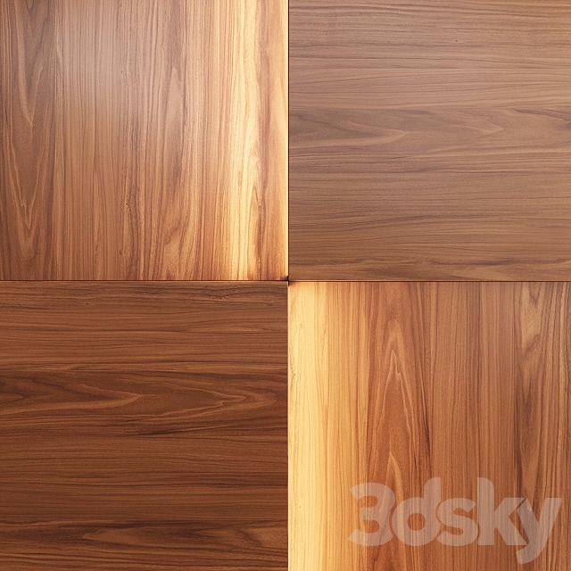 FIFTYFOURMS Dos Wall Panels 3DS Max Model - thumbnail 2