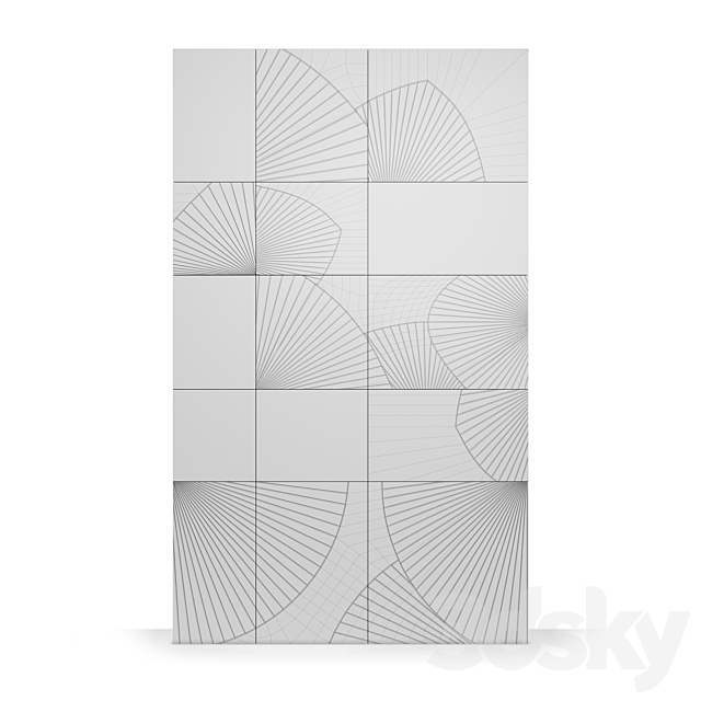 FIFTYFOURMS Elan wall panels 3DS Max Model - thumbnail 2