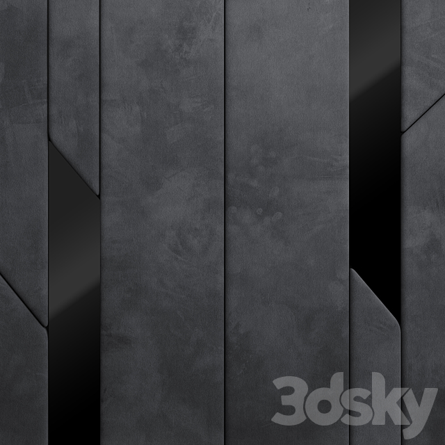 FIFTYFOURMS Euphoria Wall Panels 3DS Max Model - thumbnail 2