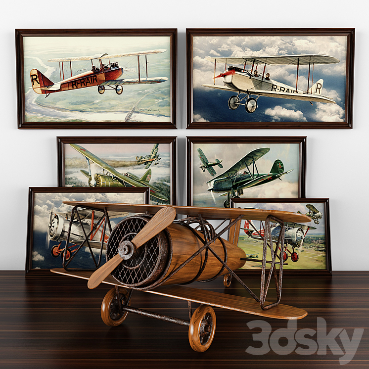 Figurine Airplane 3DS Max - thumbnail 1