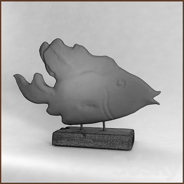 Figurine fish 3DSMax File - thumbnail 2