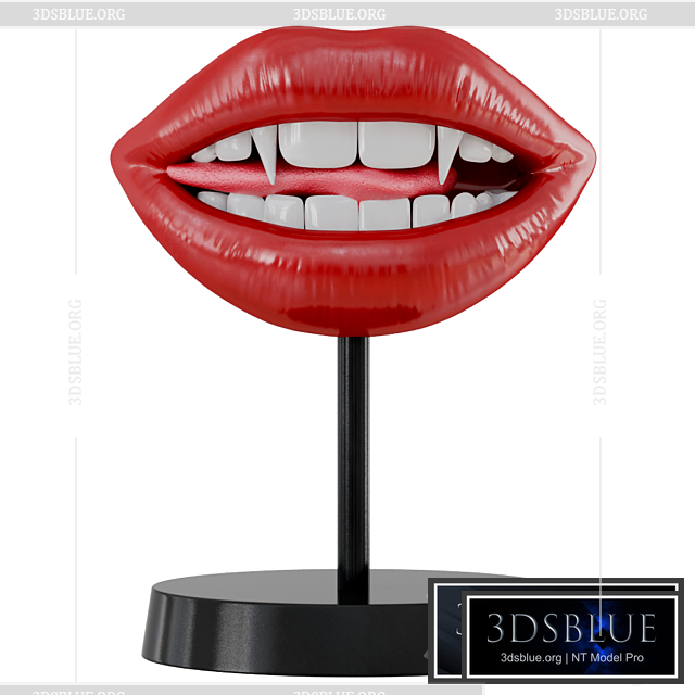 Figurine Lips Vampir Teeth 3DS Max - thumbnail 3