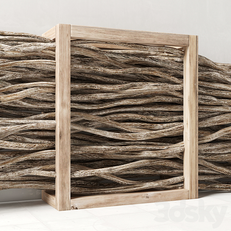 Firewood branch 3DS Max - thumbnail 2