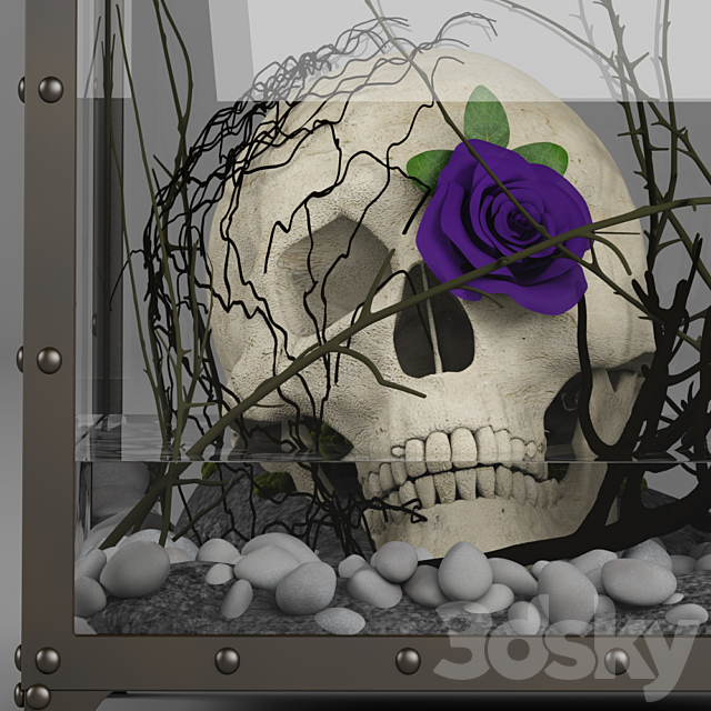 Florarium_death 3DS Max Model - thumbnail 2