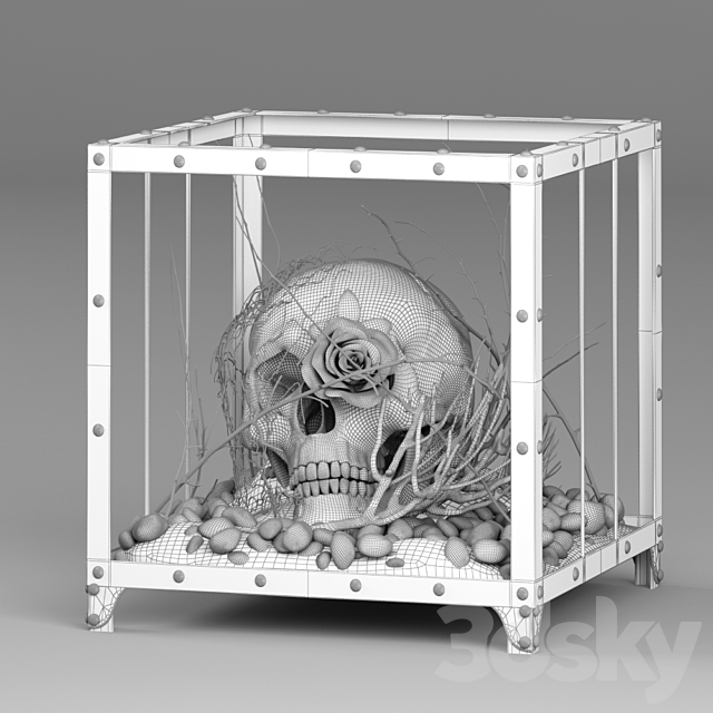 Florarium_death 3DS Max Model - thumbnail 3