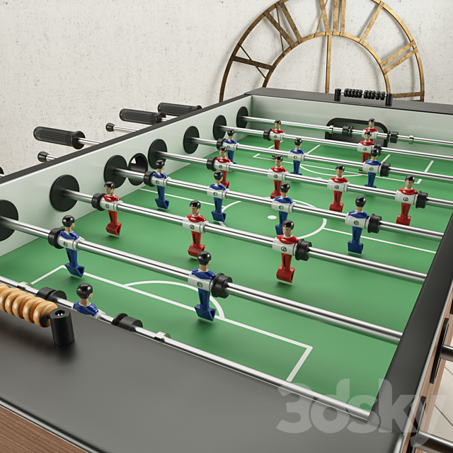 Foosball Lounge Table 3DSMax File - thumbnail 3