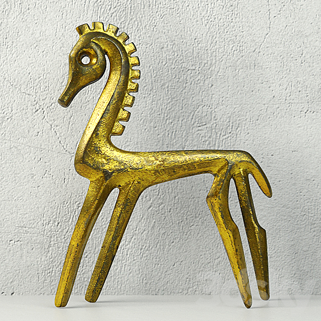 Frederic Weinberg Bronze Horse 3DSMax File - thumbnail 1