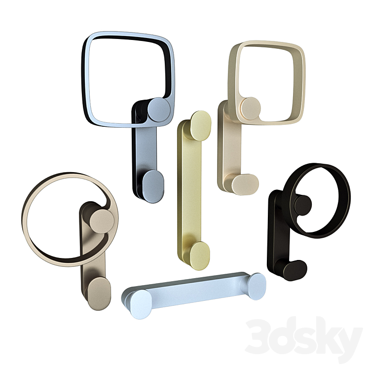 FURNITURE HOOKS ROBERTO MARELLA 3DS Max Model - thumbnail 1