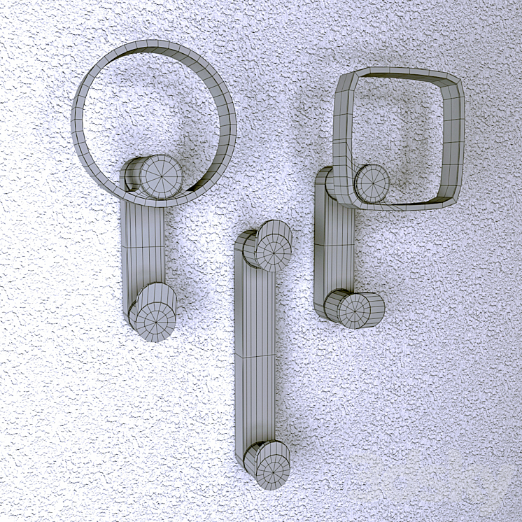 FURNITURE HOOKS ROBERTO MARELLA 3DS Max Model - thumbnail 2