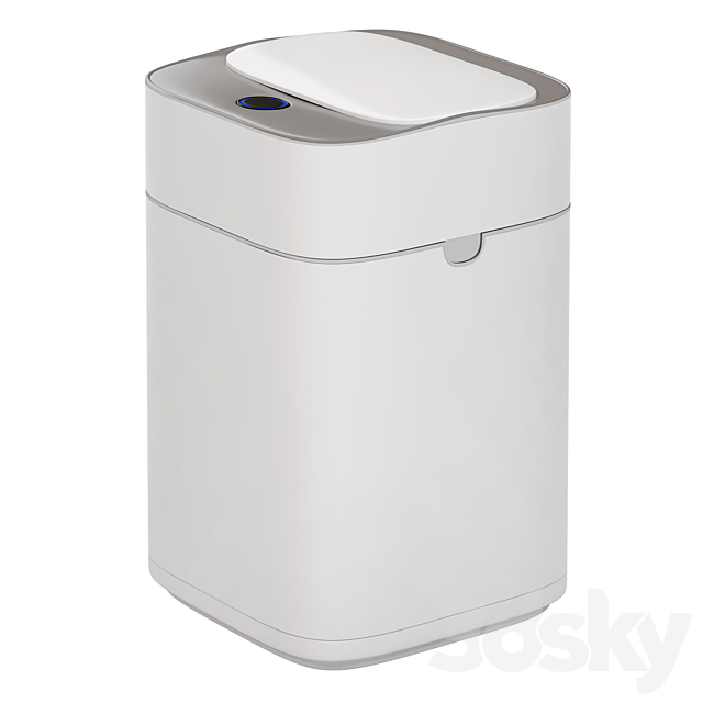 Gallon Touchless Smart Adsorption Trash Can by Joybos 3DS Max Model - thumbnail 2