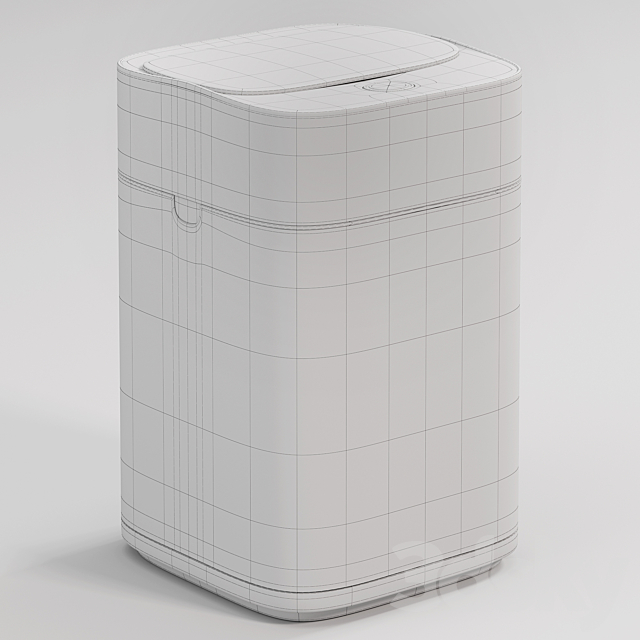 Gallon Touchless Smart Adsorption Trash Can by Joybos 3DS Max Model - thumbnail 3