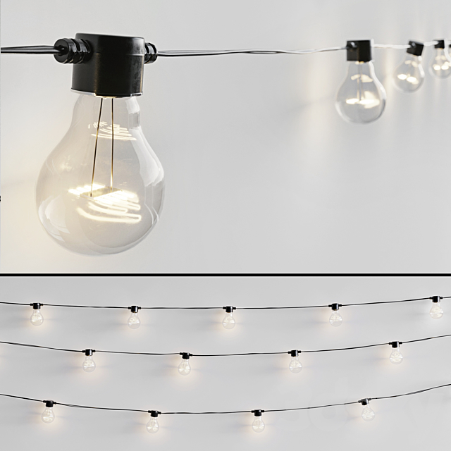 Garland _ Bulb String 3DSMax File - thumbnail 4