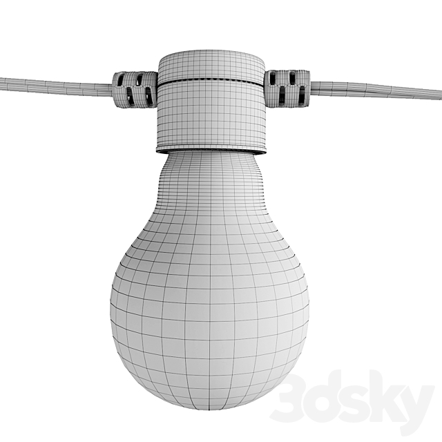 Garland _ Bulb String 3DSMax File - thumbnail 6