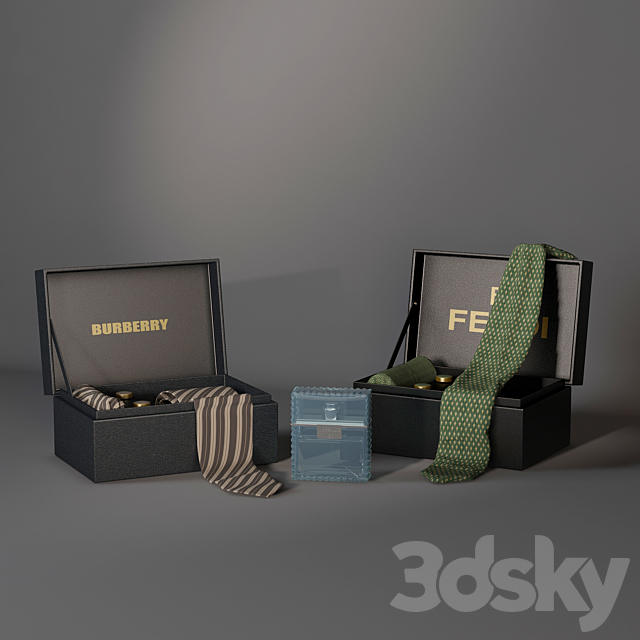 gentleman set 3DSMax File - thumbnail 1