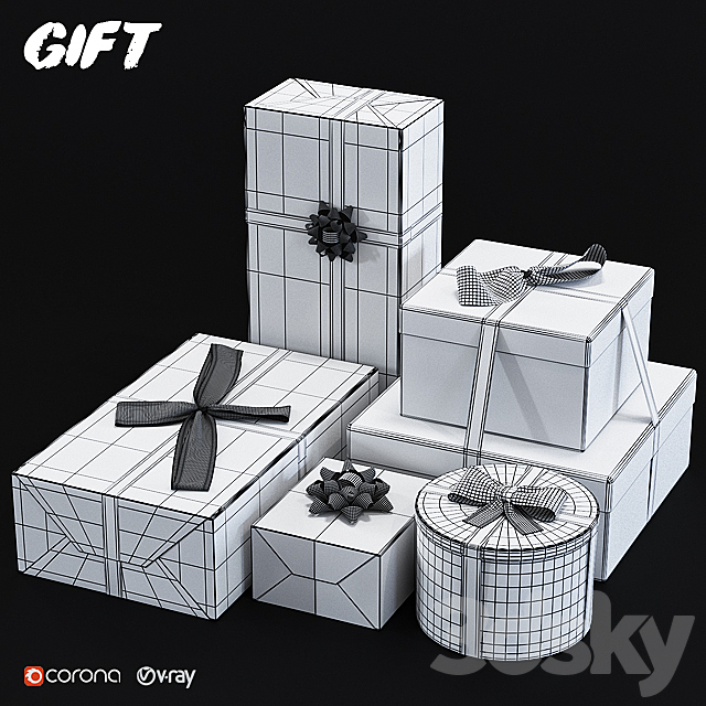 Gifts 3DSMax File - thumbnail 2