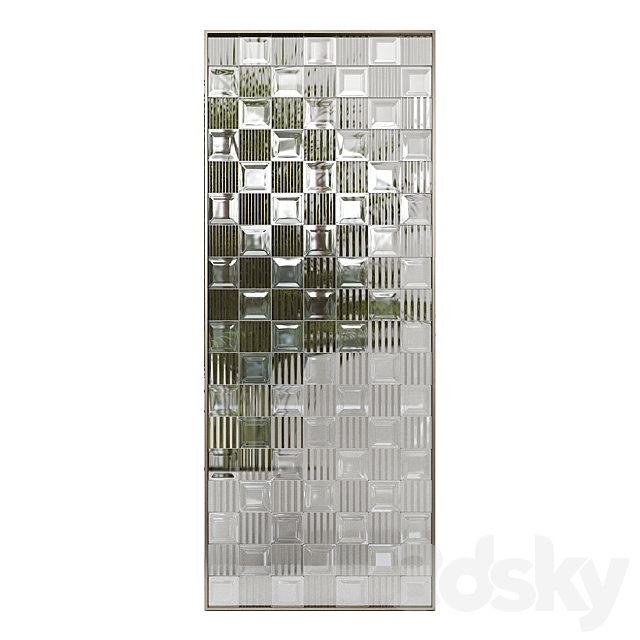 Glass block partition 3DSMax File - thumbnail 2