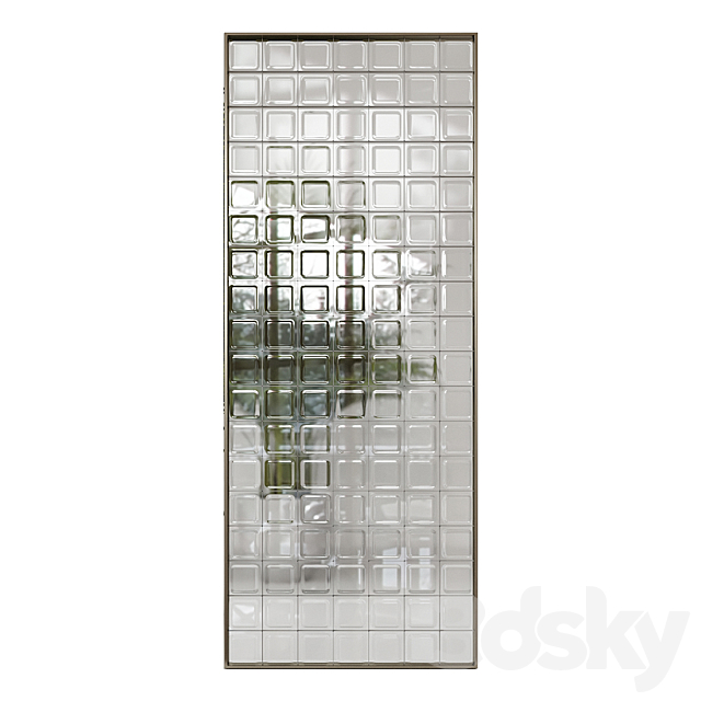 Glass block partition 3DSMax File - thumbnail 3