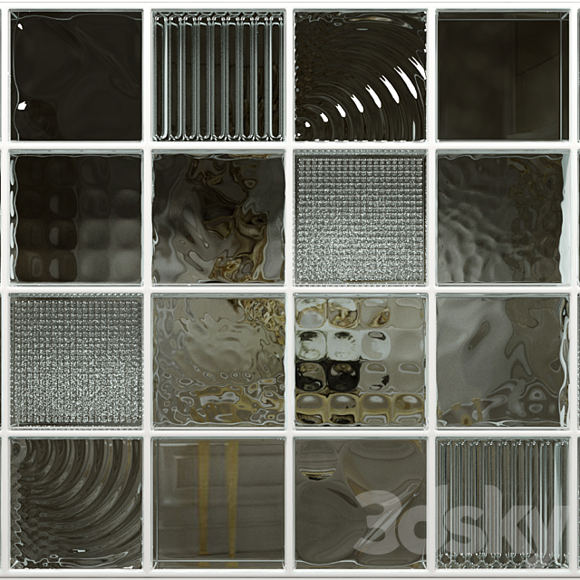 GLASS BRICKS 3DSMax File - thumbnail 2