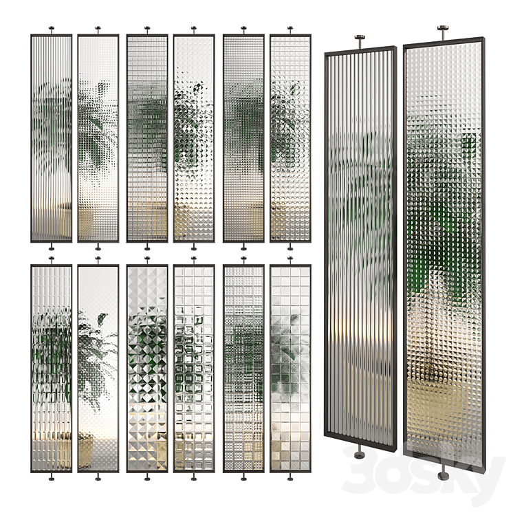 Glass Partition 07 3DS Max - thumbnail 1