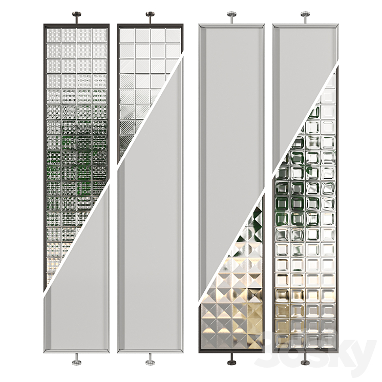 Glass Partition 07 3DS Max - thumbnail 2