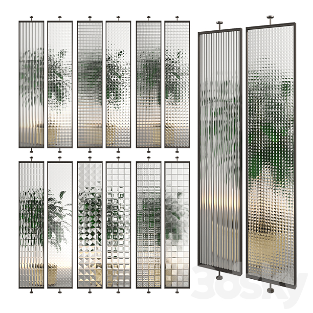 Glass Partition 07 3DSMax File - thumbnail 1