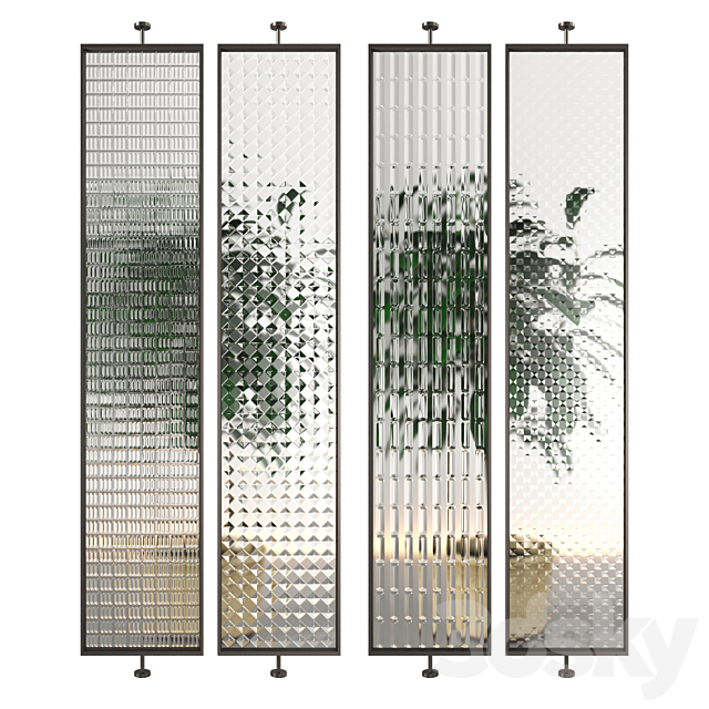 Glass Partition 07 3DSMax File - thumbnail 3