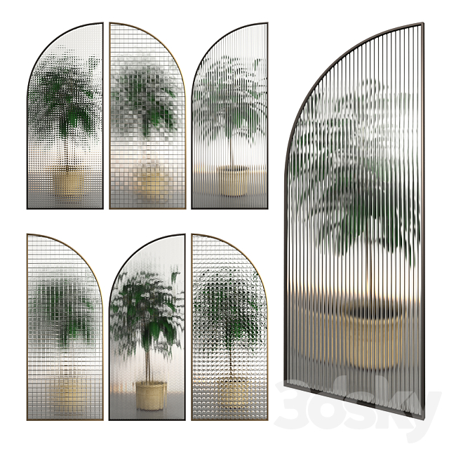 Glass Partition 17 3DSMax File - thumbnail 1