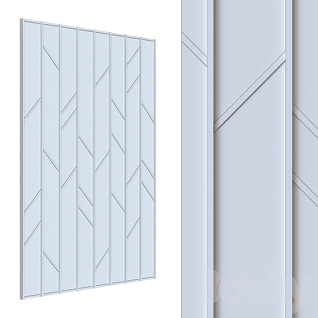 Glass partition 3DSMax File - thumbnail 5