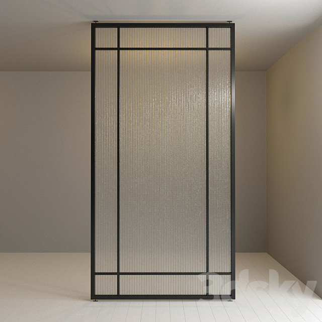 Glass partition 67 3DSMax File - thumbnail 2