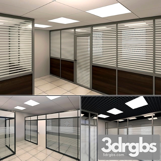 Glass partitions 3dsmax Download - thumbnail 1