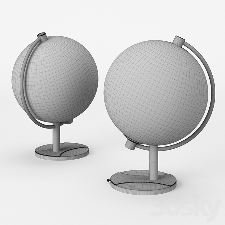 globe 3DS Max - thumbnail 2