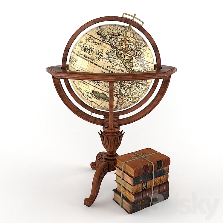 globe 3DS Max - thumbnail 1