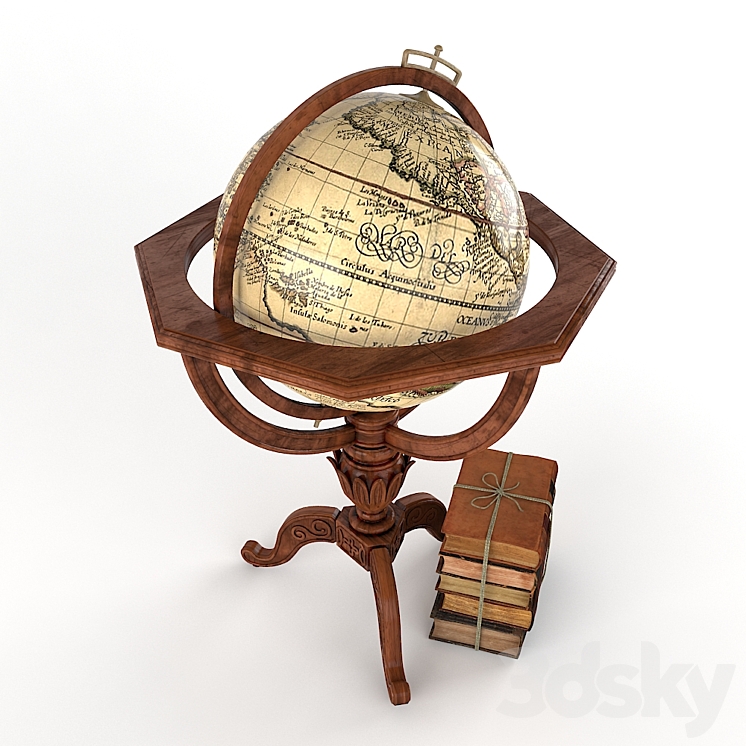 globe 3DS Max - thumbnail 2