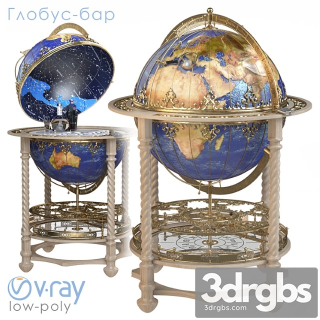 Globe-bar 3dsmax Download - thumbnail 1