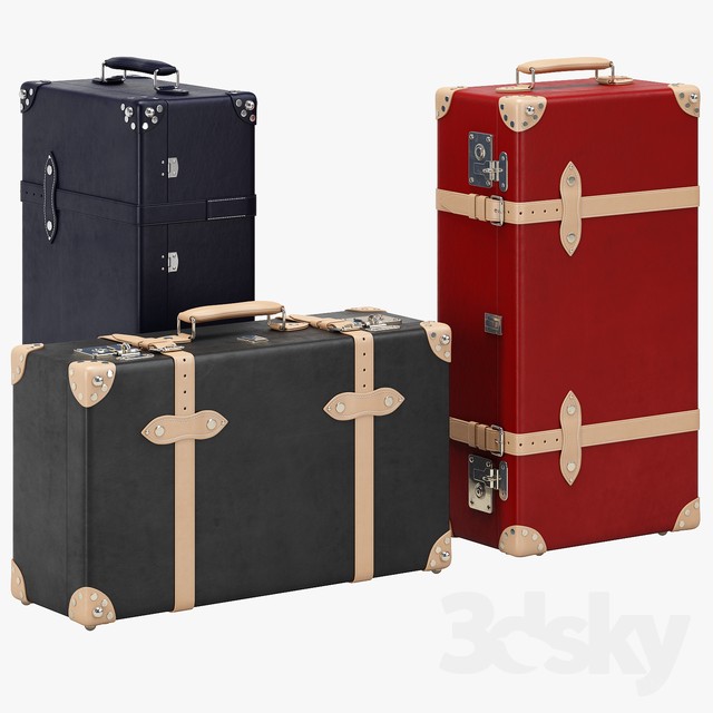 Globe Trotter Suitcases 3DS Max - thumbnail 3