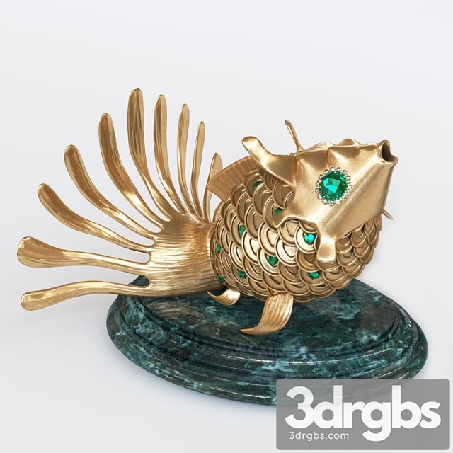 Golden fish 3dsmax Download - thumbnail 1