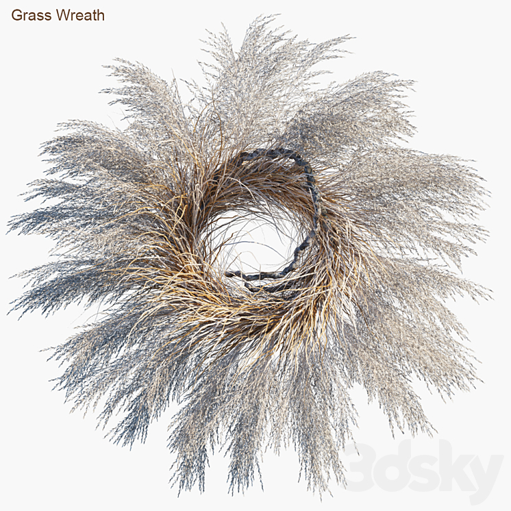 Grass Wreath # 2 3DS Max - thumbnail 1