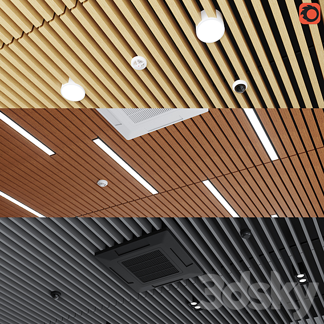 Grillato rack ceiling kit 3DSMax File - thumbnail 2