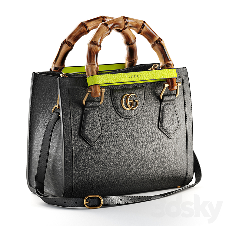 GUCCI Diana mini bag 3DS Max Model - thumbnail 1