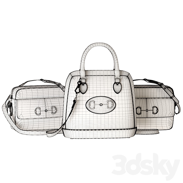 Gucci set bags 3 3DSMax File - thumbnail 5