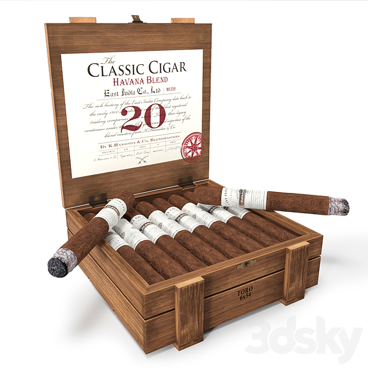 Gurkha The Classic Cigar: Havana Blend 3DS Max - thumbnail 1