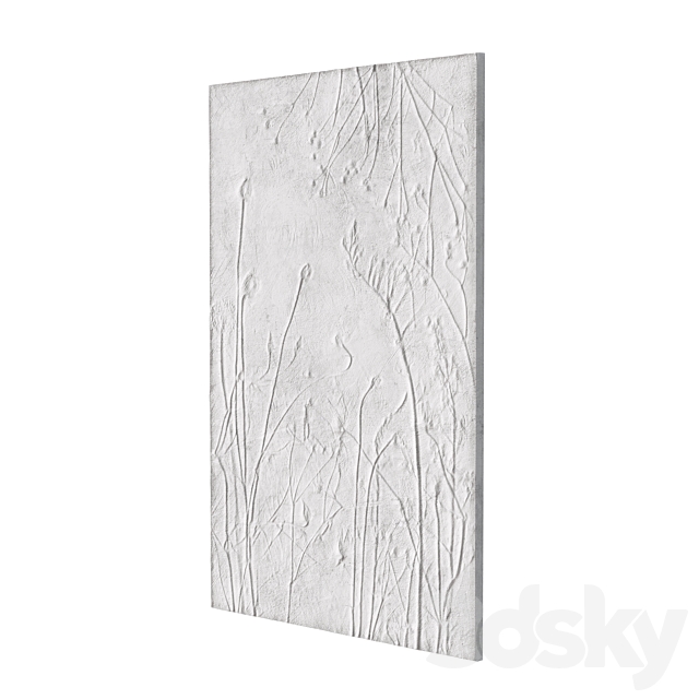 Gypsum panel 3DS Max Model - thumbnail 2