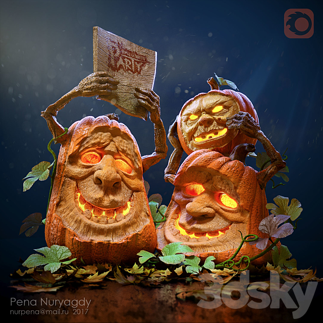 Halloween Party :) 3ds Max - thumbnail 1