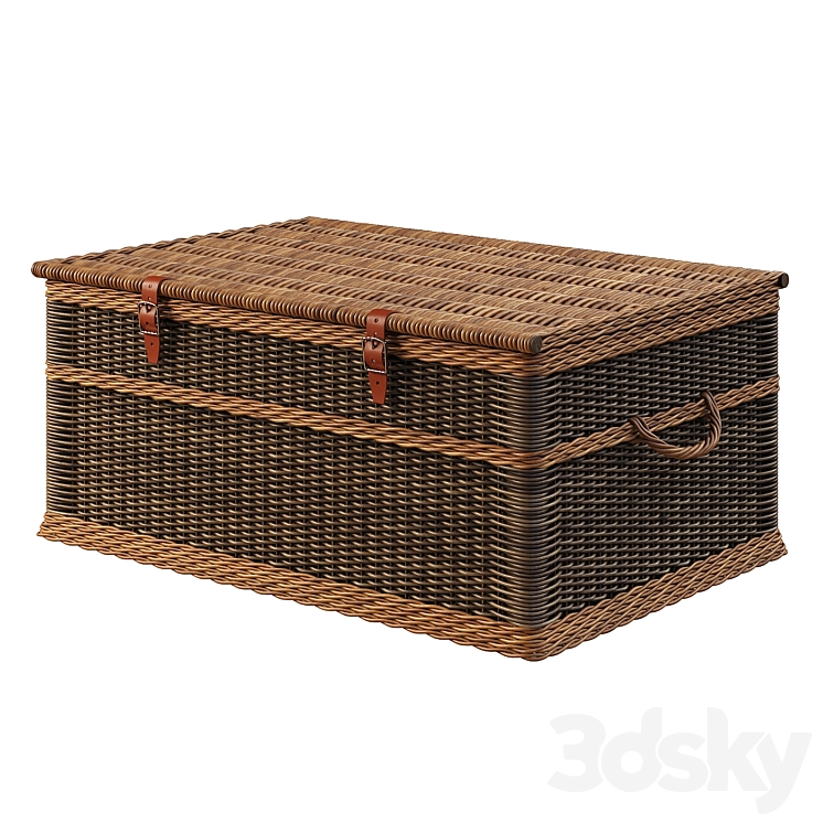 Handmade Basket 3DS Max Model - thumbnail 3