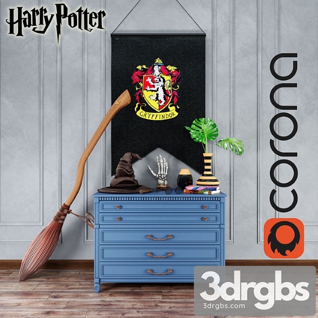 Harry potter set 3dsmax Download - thumbnail 1