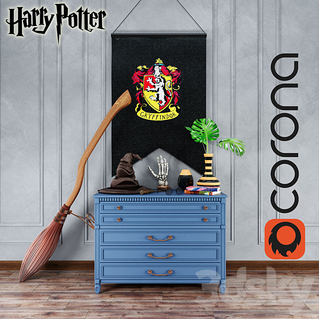 Harry Potter set 3DSMax File - thumbnail 1