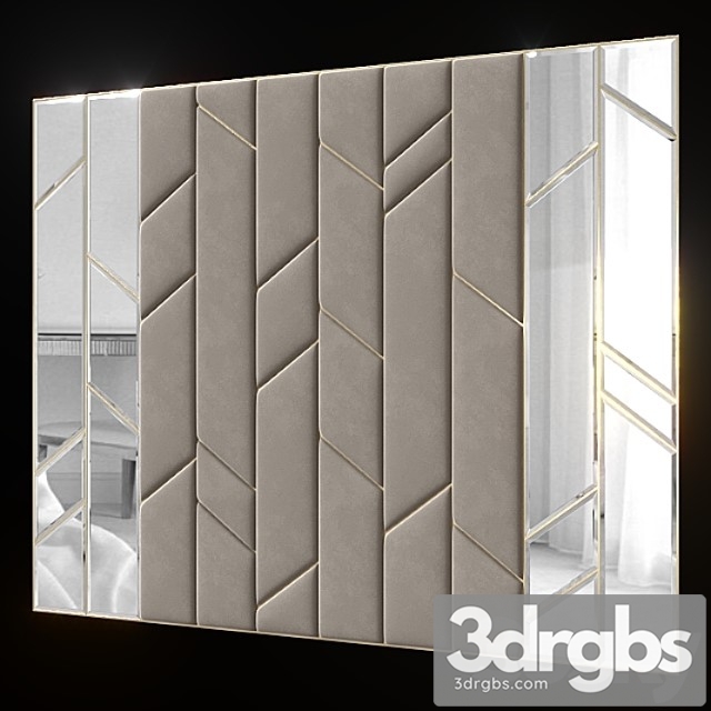 Headboard 004. 3dsmax Download - thumbnail 1